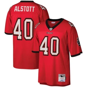 Mens Tampa Bay Buccaneers Mike Alstott Mitchell & Ness Red Legacy Jersey