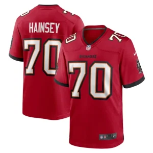 Mens Tampa Bay Buccaneers Robert Hainsey Nike Red Game Jersey