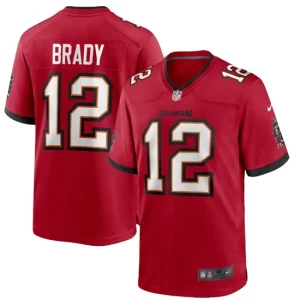 Mens Tampa Bay Buccaneers Tom Brady Nike Red Game Jersey