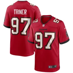 Mens Tampa Bay Buccaneers Zach Triner Nike Red Game Jersey