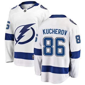 Mens Tampa Bay Lightning Nikita Kucherov 86 Breakaway White Fanatics Branded Away