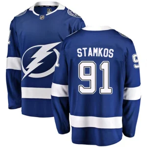 Mens Tampa Bay Lightning Steven Stamkos 91 Breakaway Blue Fanatics Branded Home