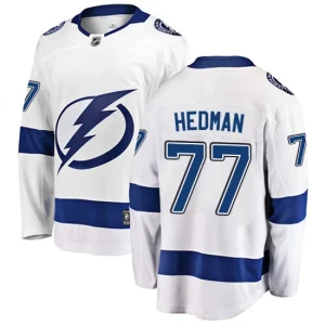 Mens Tampa Bay Lightning Victor Hedman 77 Breakaway White Fanatics Branded Away