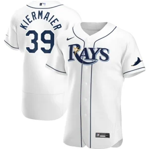 Mens Tampa Bay Rays Kevin Kiermaier Nike White Home Player Jersey