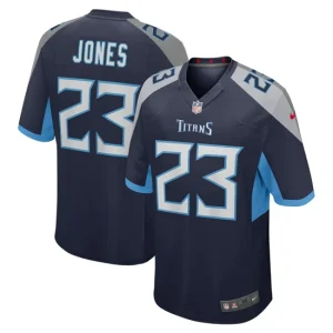 Mens Tennessee Titans Chris Jones Nike Navy Game Jersey