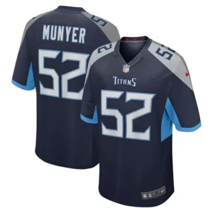 Mens Tennessee Titans Daniel Munyer Nike Navy Game Jersey