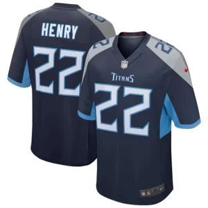 Mens Tennessee Titans Derrick Henry Nike Navy Game Jersey