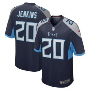 Mens Tennessee Titans Jackrabbit Jenkins Nike Navy Game Jersey