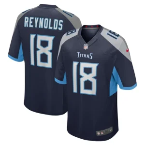 Mens Tennessee Titans Josh Reynolds Nike Navy Game Jersey