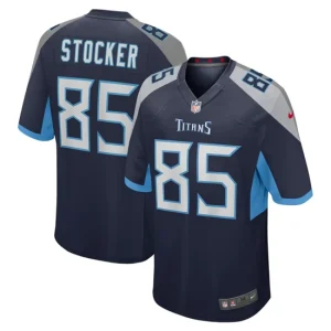 Mens Tennessee Titans Luke Stocker Nike Navy Game Jersey