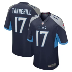 Mens Tennessee Titans Ryan Tannehill Nike Navy Team Game Jersey