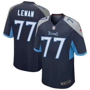 Mens Tennessee Titans Taylor Lewan Nike Navy Game Jersey