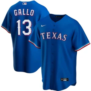 Mens Texas Rangers Joey Gallo Nike Royal Alternate Player Jersey