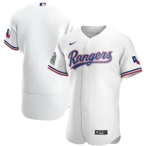 Mens Texas Rangers Nike White Home Team Jersey