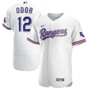 Mens Texas Rangers Rougned Odor Nike White Home Player Jersey