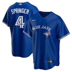 Mens Toronto Blue Jays George Springer Nike Royal Alternate Player Jersey