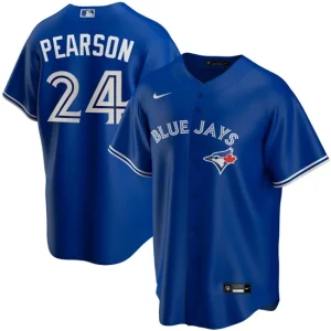 Mens Toronto Blue Jays Nate Pearson Nike Royal Player Name Jersey