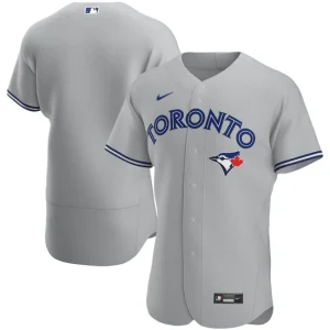 Mens Toronto Blue Jays Nike Gray Road Team Jersey