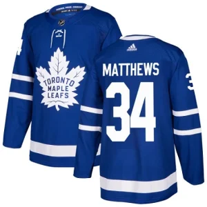 Mens Toronto Maple Leafs Auston Matthews 34 Authentic Royal Blue Home