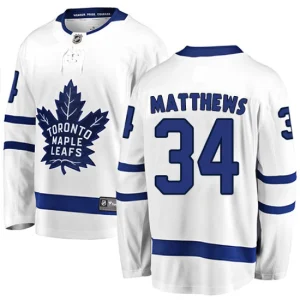 Mens Toronto Maple Leafs Auston Matthews 34 Breakaway White Fanatics Branded Away