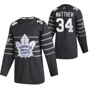 Mens Toronto Maple Leafs Auston Matthews 34 Gray 2020 NHL All Star