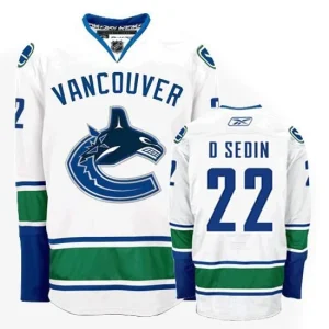 Mens Vancouver Canucks Daniel Sedin 22 Authentic Reebok Away