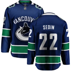 Mens Vancouver Canucks Daniel Sedin 22 Breakaway Blue Fanatics Branded Home