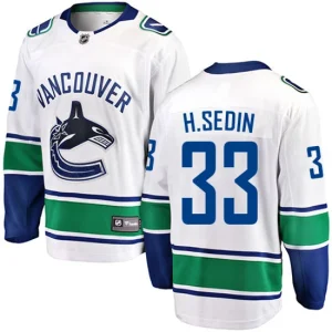 Mens Vancouver Canucks Henrik Sedin 33 Breakaway White Fanatics Branded Away