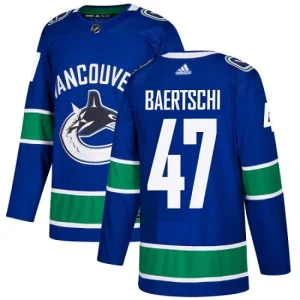 Mens Vancouver Canucks Sven Baertschi 47 Authentic Blue Home