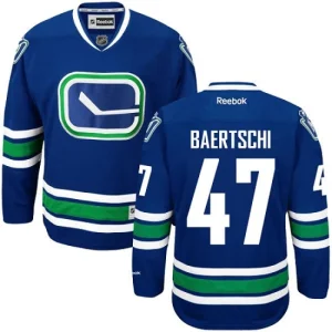 Mens Vancouver Canucks Sven Baertschi 47 Reebok Blue Third