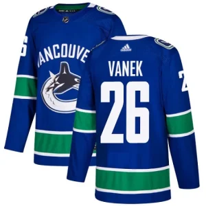 Mens Vancouver Canucks Thomas Vanek 26 Authentic Blue Home