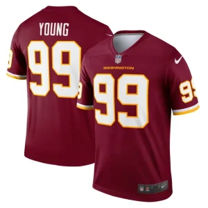 Mens Washington Football Team Chase Young Nike Burgundy Legend Jersey