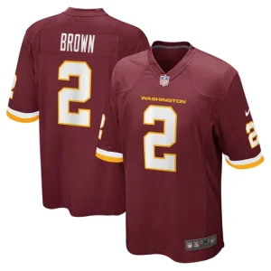 Mens Washington Football Team Dyami Brown Nike Burgundy Game Jersey