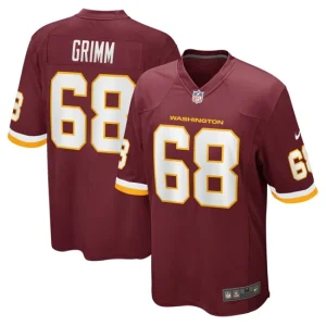 Mens Washington Football Team Russ Grimm Nike Burgundy Retired Player Jersey