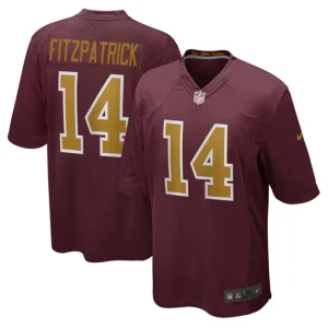 Mens Washington Football Team Ryan Fitzpatrick Nike Burgundy Alternate Player Game Jersey