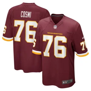 Mens Washington Football Team Sam Cosmi Nike Burgundy Game Jersey