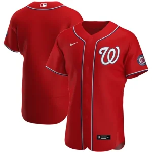 Mens Washington Nationals Nike Red Alternate Team Jersey