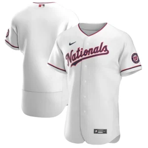 Mens Washington Nationals Nike White Alternate Team Jersey