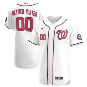 Mens Washington Nationals Nike White Home Pick-A-Player Retired Roster Jersey