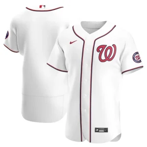 Mens Washington Nationals Nike White Home Team Jersey