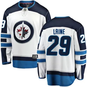 Mens Winnipeg Jets Patrik Laine 29 Breakaway White Fanatics Branded Away