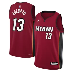 Miami Heat Jordan Statement Edition Swingman Jersey 22 - Red - Bam Adebayo - Youth