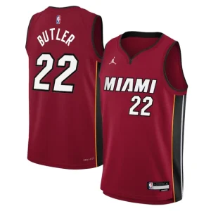 Miami Heat Jordan Statement Edition Swingman Jersey 22 - Red - Jimmy Butler - Youth