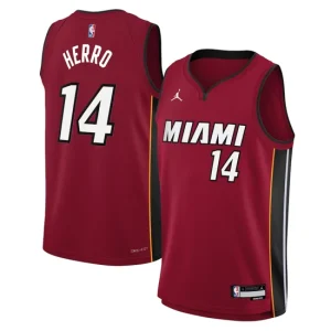 Miami Heat Jordan Statement Edition Swingman Jersey 22 - Red - Tyler Herro - Youth