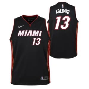 Miami Heat Nike Icon Swingman Jersey - Bam Adebayo - Youth