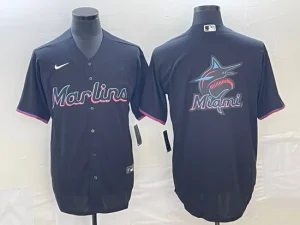 Miami Marlins Navy Blue Jersey