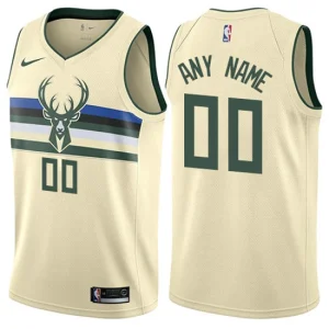 Milwaukee Bucks Customized Authentic Cream City Edition