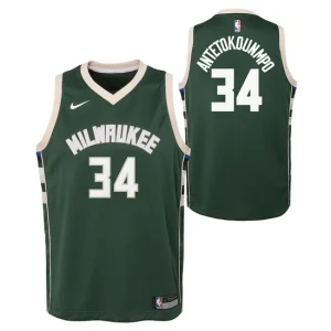 Milwaukee Bucks Nike Icon Swingman Jersey - Giannis Antetokounmpo - Youth