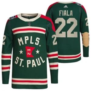 Minnesota Wild Kevin Fiala 22 2022 Winter Classic Authentic - Men