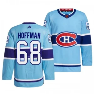 Montreal Canadiens Mike Hoffman 68 2022-23 Blue Reverse Retro 2.0 Authentic - Men